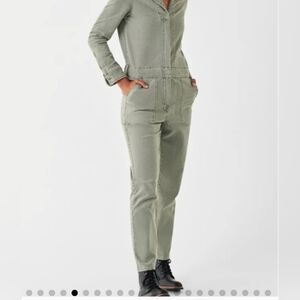 Faherty Overland Twill Jumpsuit Size Large